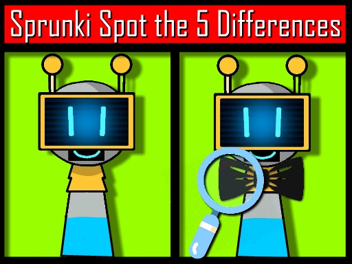 Sprunki Spot the 5 Differences img
